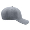 BEAT_GRIS_FONCE_DROIT Casquette BEAT gris foncé personnalisable vue de coté droit