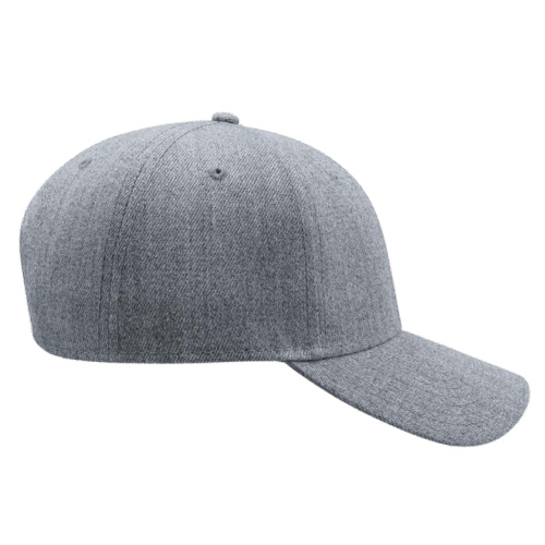 BEAT_GRIS_FONCE_DROIT Casquette BEAT gris foncé personnalisable vue de coté droit