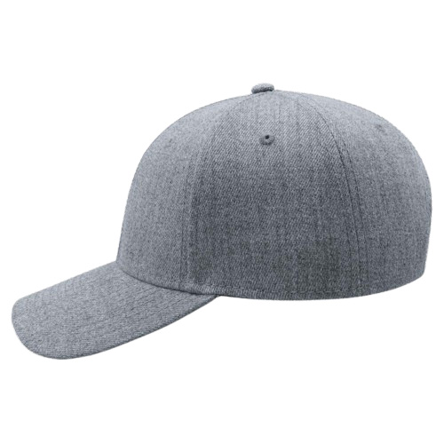 BEAT_GRIS_FONCE_GAUCHE Casquette BEAT gris foncé personnalisable vue de coté gauche