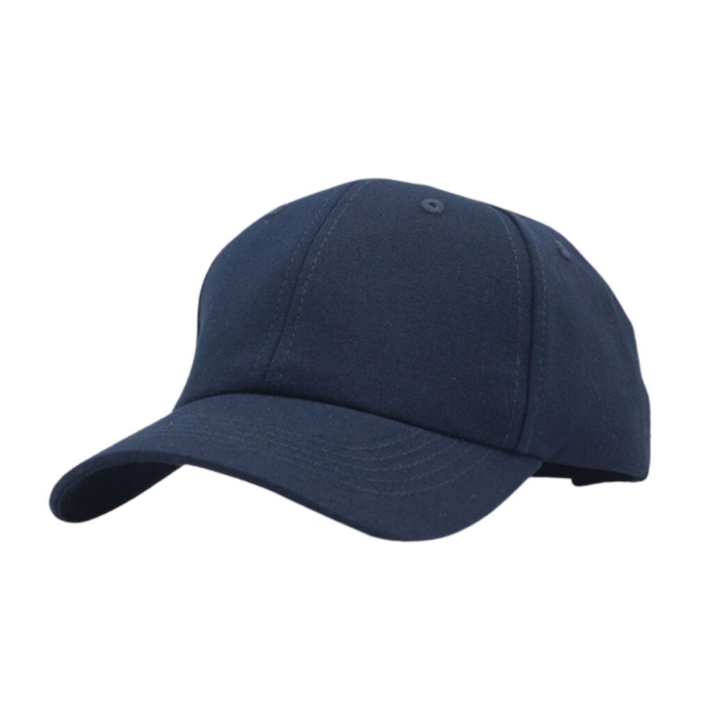 Casquette CLASSIC bleu marine personnalisable vue de 3 quart face