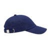 CLASSIC_BLEU_MARINE_COTE_DROIT.jpg Casquette CLASSIC bleu marine personnalisable vue de coté droit