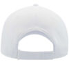 Casquette ESTORIL blanche personnalisable vue de dos