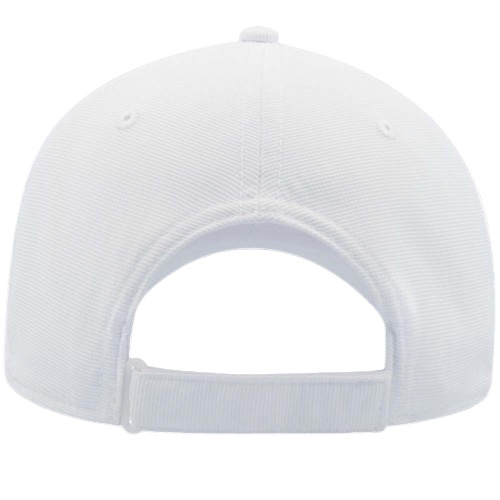 Casquette ESTORIL blanche personnalisable vue de dos