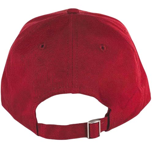 HIT_ROUGE BORDEAUX_DOS Casquette HIT rouge bordeaux personnalisable vue de dos