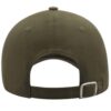 Casquette LIBERTY SANDWICH vert kaki/beige personnalisable vue de dos