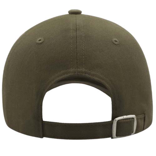 Casquette LIBERTY SANDWICH vert kaki/beige personnalisable vue de dos