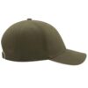 Casquette LIBERTY SANDWICH vert kaki/beige personnalisable vue de coté droit