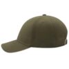 Casquette LIBERTY SANDWICH vert kaki/beige personnalisable vue de coté gauche