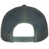 MILITAIRE_VERT MILITAIRE_DOS Casquette MILITAIRE vert militaire personnalisable vue de dos