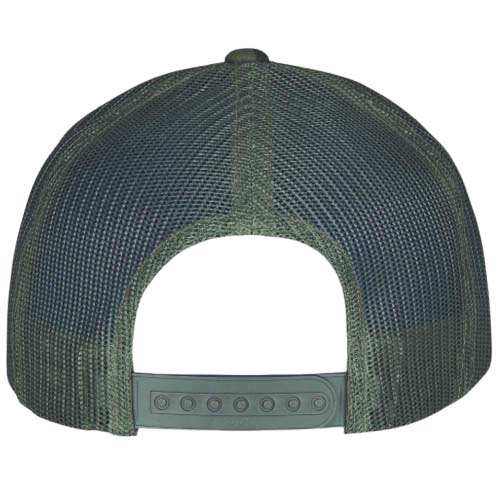 MILITAIRE_VERT MILITAIRE_DOS Casquette MILITAIRE vert militaire personnalisable vue de dos