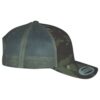 MILITAIRE_VERT MILITAIRE_DROIT Casquette MILITAIRE vert militaire personnalisable vue de coté gauche