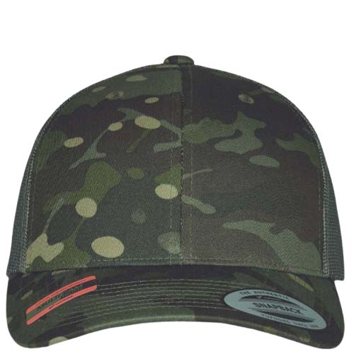 MILITAIRE_VERT MILITAIRE_FACE Casquette MILITAIRE vert militaire personnalisable vue de face