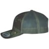 MILITAIRE_VERT MILITAIRE_GAUCHE Casquette MILITAIRE vert militaire personnalisable vue de coté gauche