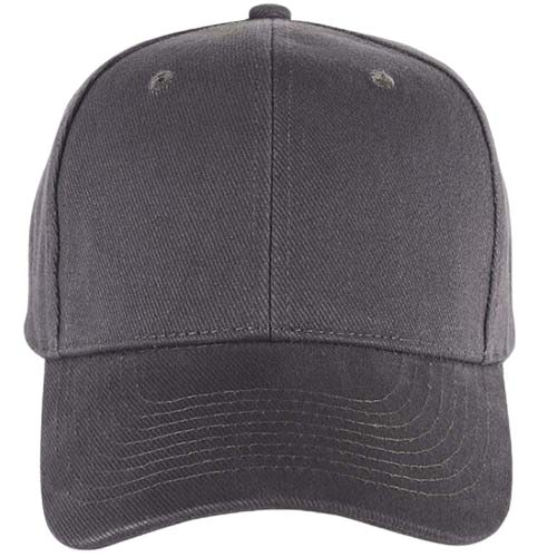 Casquette PROSTYLE gris foncé personnalisable vue de face
