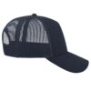 Casquette RAPPER COTTON marine/marine personnalisable vue de coté droit