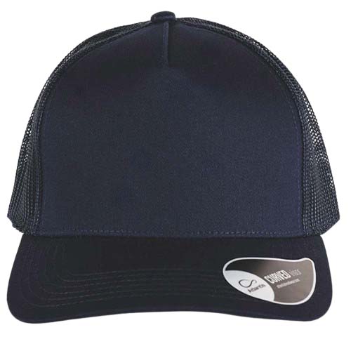 Casquette RAPPER COTTON marine/marine personnalisable vue de face