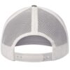 RETRO_TRUCKER_BICOLORE_VERT KAKI BLANC_DOS Casquette RETRO TRUCKER BICOLORE vert kaki/blanc personnalisable vue de dos