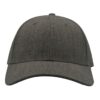 BEAT_GRIS FONCE_FACE Casquette BEAT gris foncé personnalisable vue de face