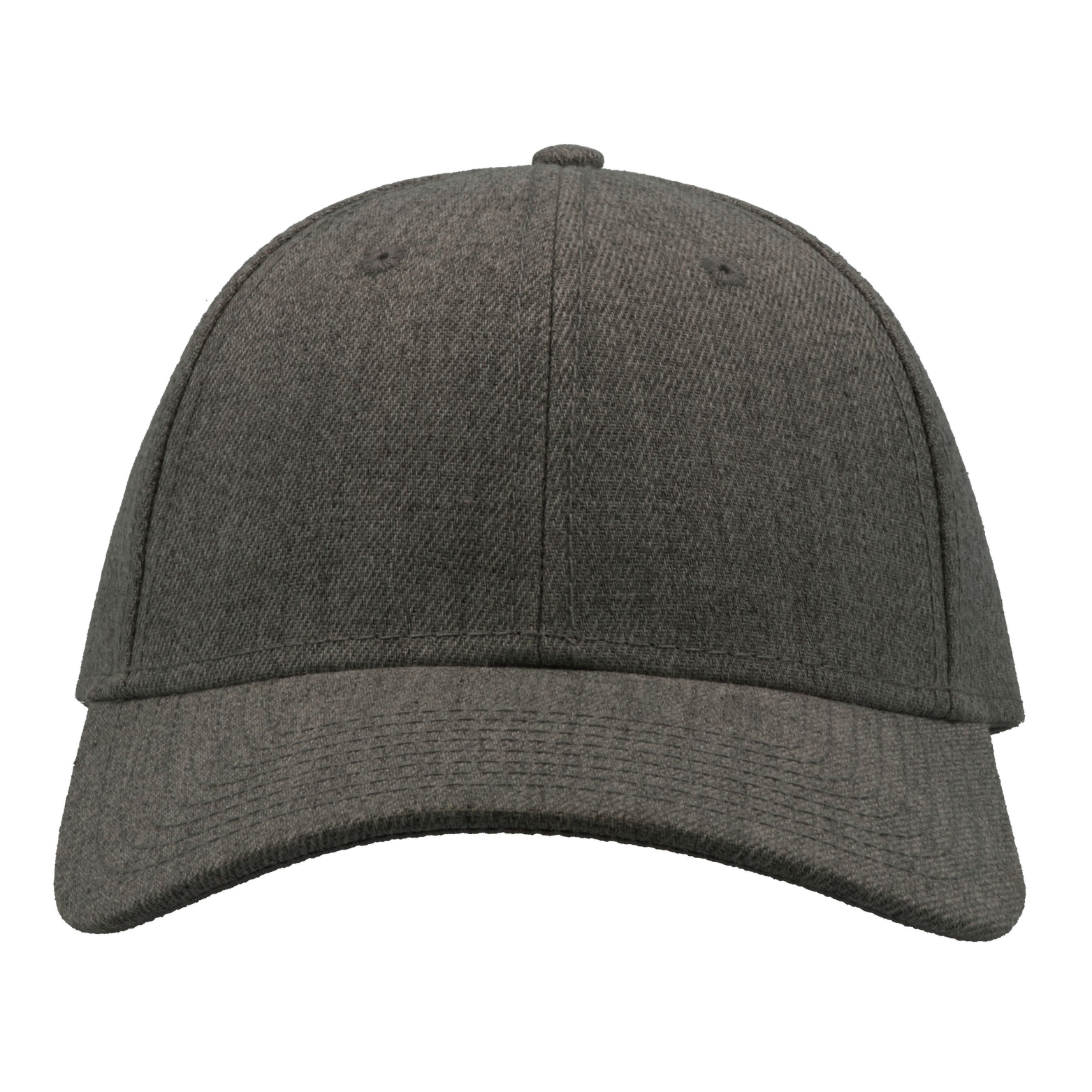 BEAT_GRIS FONCE_FACE Casquette BEAT gris foncé personnalisable vue de face