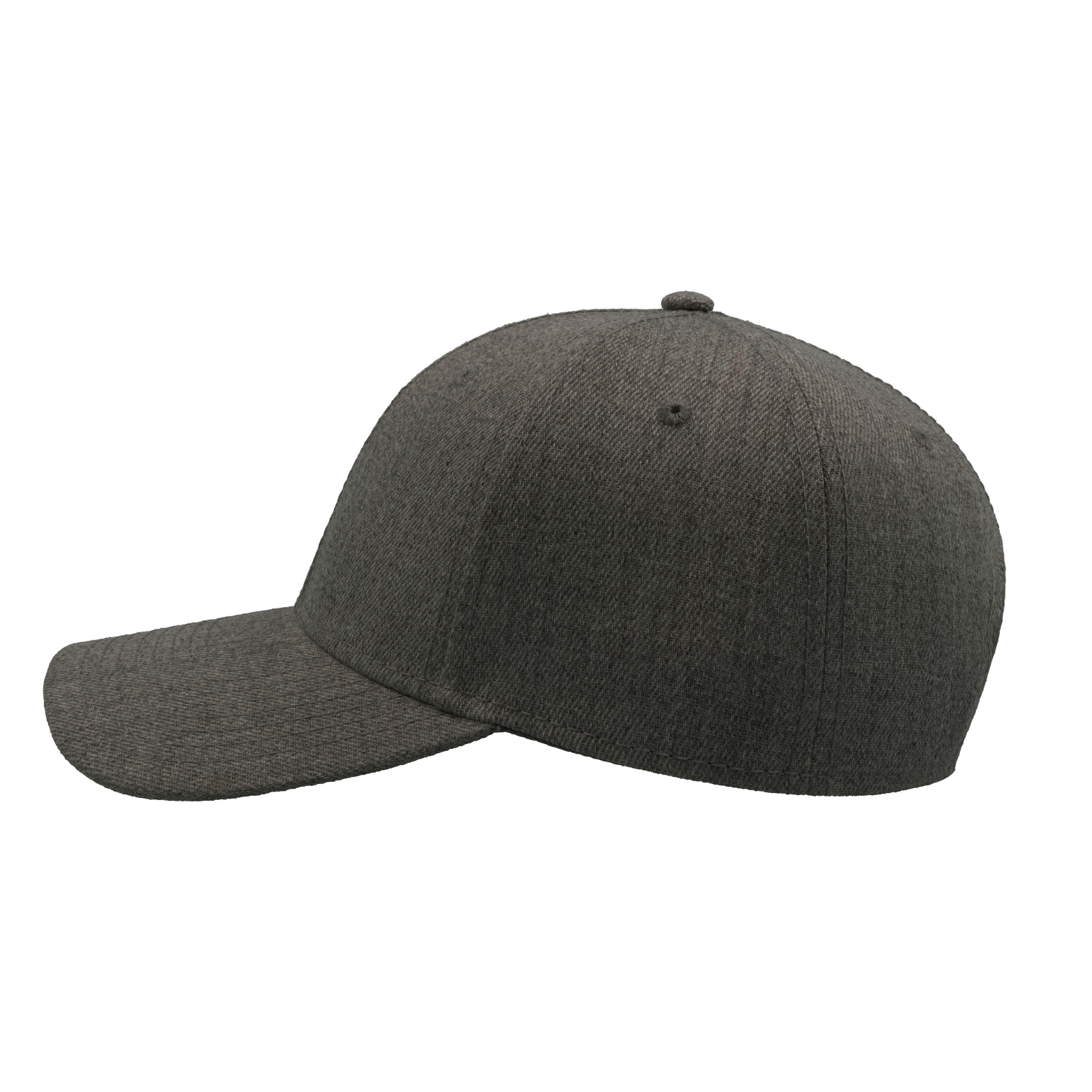 BEAT_GRIS FONCE_GAUCHE Casquette BEAT gris foncé personnalisable vue côté gauche