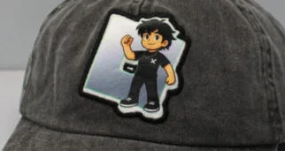 Patch imprimé brodé sur textile personnalisé