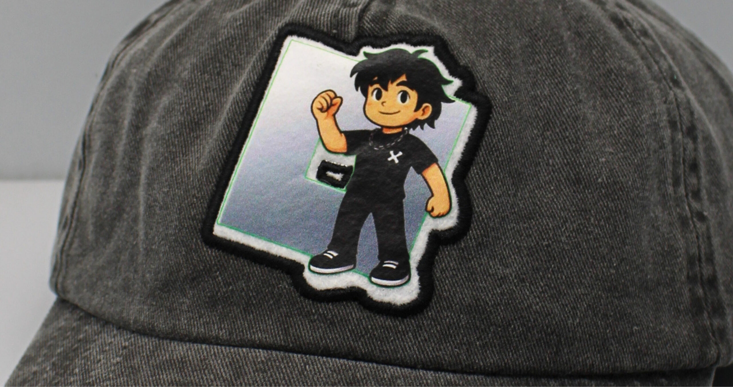 Patch imprimé brodé sur textile personnalisé